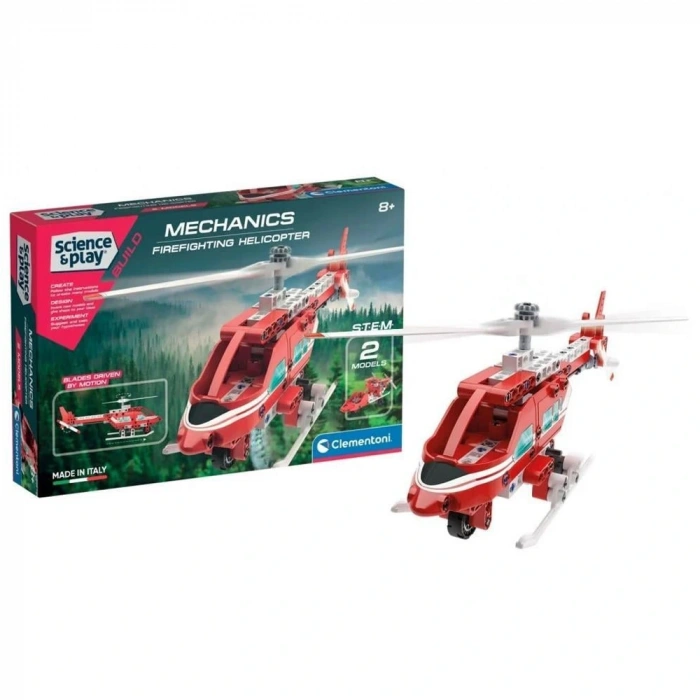 Clementoni Mekanik Laboratuvarı Firefighting Helicopter 75075tr
