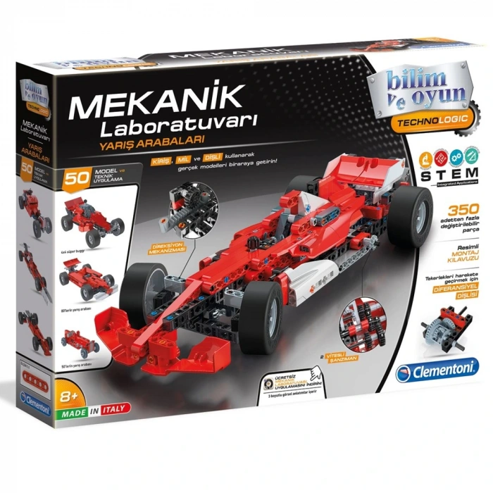 Clementoni Mekanik Laboratuvarı Yarış Arabaları Formula 1