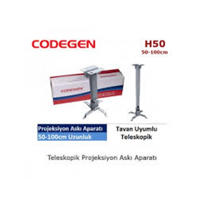 Codegen H50 Tavan Asma Aparatı 50-100 Cm (teleskop