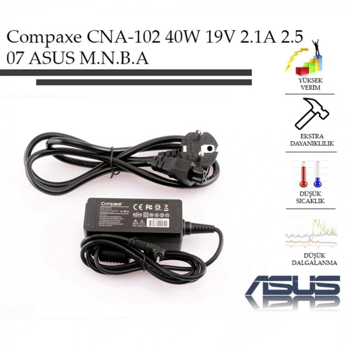 Compaxe Cna-102 40w 19v 2.1a 2.5-07 Asus Adaptör