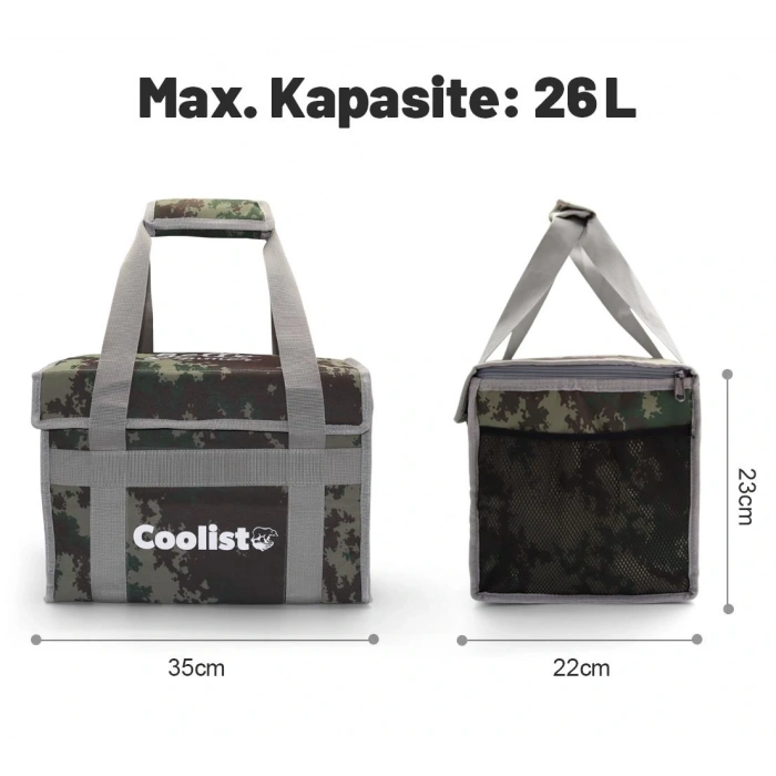 Coolist Cl26c 26 Litre Katlanabilir Termos Bez Çanta / Buzluk