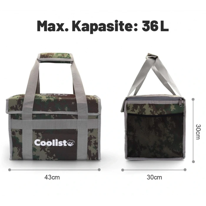Coolist Cl36c 36 Litre Katlanabilir Termos Bez Çanta / Buzluk