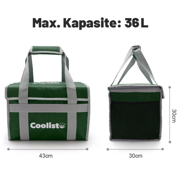 Coolist Cl36g 36 Litre Katlanabilir Termos Bez Çanta / Buzluk