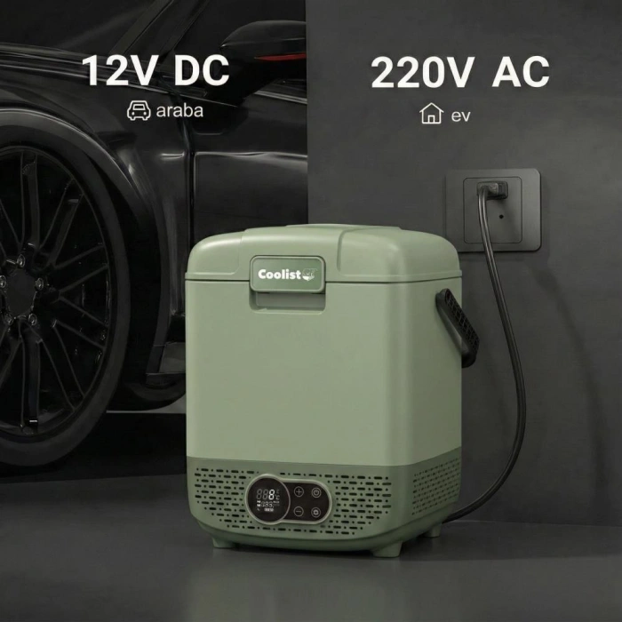 Coolist Clk12g 12/24volt/ 220volt 12 Litre Taşınabilir Kompresörlü Oto Buzdolabı