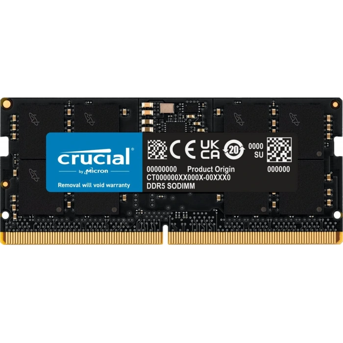 Crucial 16gb Ddr5 4800mhz Cl40 Ct16g48c40s5 Notebook Ram