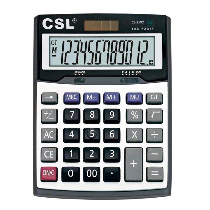 CSL CS-2592 12 Hane Masa Tipi Hesap Makinesi