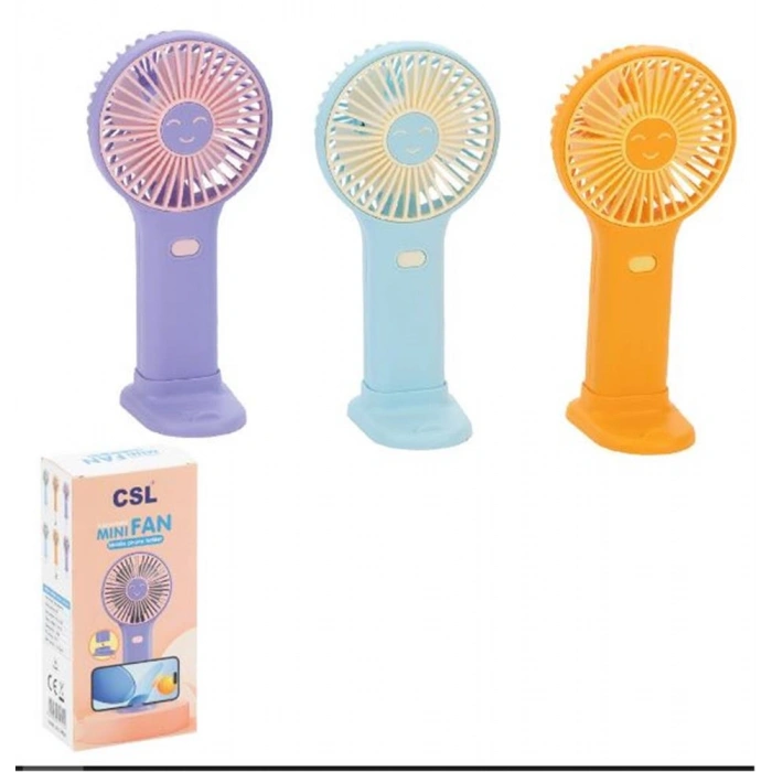 Csl Cs-39 Şarjlı Mini Fan Turuncu