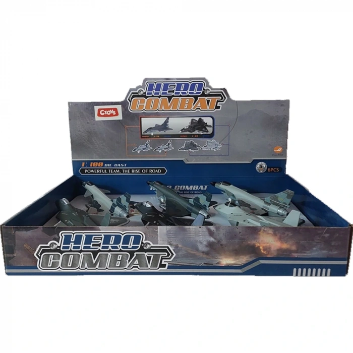 Ctoy Oyuncak Çek Bırak Savaş Uçağı Ctoy-9803b,9804b