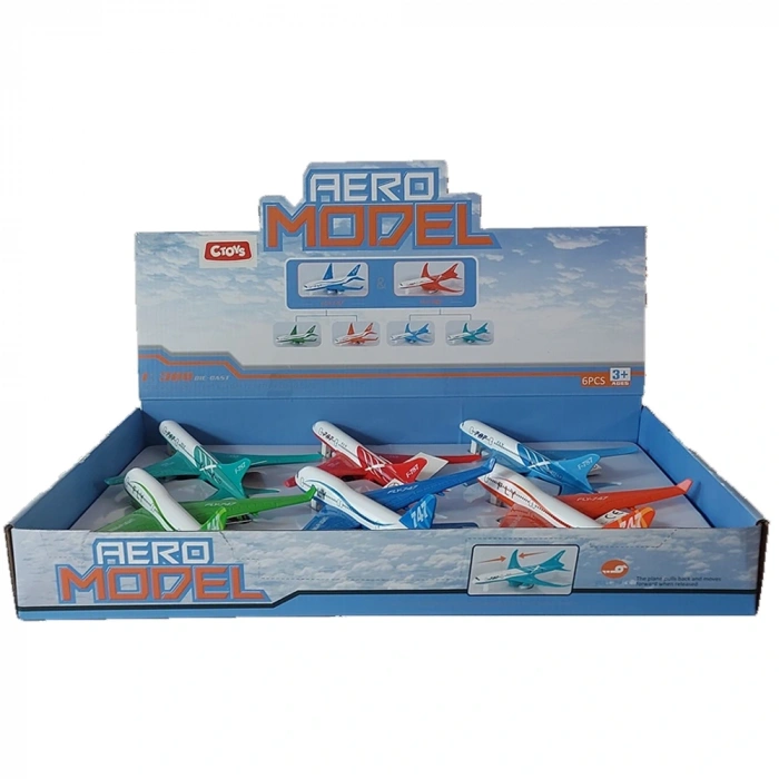 Ctoy Oyuncak Çek Bırak Yolcu Uçağı Ctoy-9801b,9802b