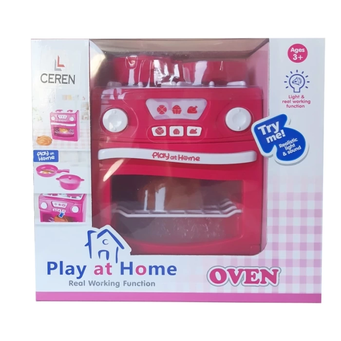 Ctoy Oyuncak Işıklı Pilli Ve Sesli Fırın Seti QF26131P