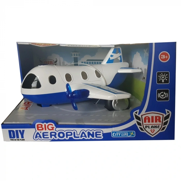 Ctoy Oyuncak Işıklı Ve Sesli Araç Taşıyıcı Uçak Ctoy-8805a/c/1b