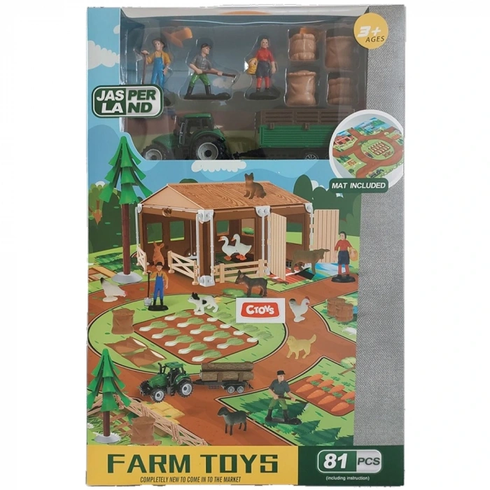 Ctoy Oyuncak Kümes Hayvanları 81 Li Ctoy-5279-63