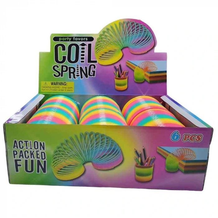 Ctoy Oyuncak Stres Yayı Gökkuşağı Ctoy-hr105