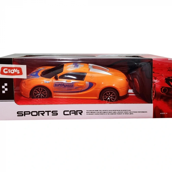 Ctoy Oyuncak Uzaktan Kumandalı Pilli Yarış Araba 1:24 3 Ass. Ctoy-ce-04