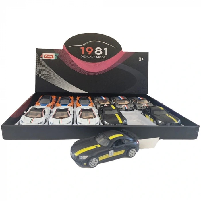 Ctoy Oyuncak çek Bırak Kapıları Açılan Model Araba 1:32 Ctoy-6632-46s