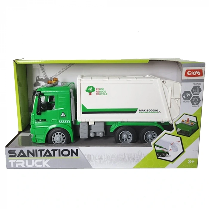 Ctoy oyuncak ışıklı Sesli Çöp Kamyonu ctoy-py8920a