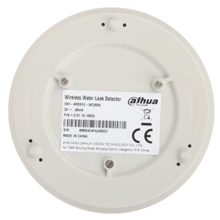 DAHUA ARD912-W2 Kablosuz, Su Sızıntı Dedektörü  Beyaz