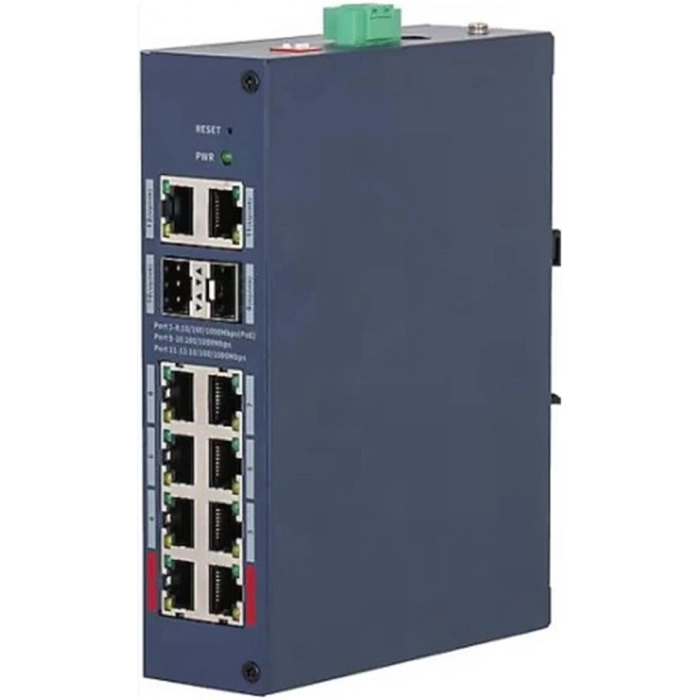 Dahua Chs4212-8gt-110 8 Port Gigabit Poe 110w 2 Port Uplink 2 Port Sfp Cloud Yönetilebilir Switch