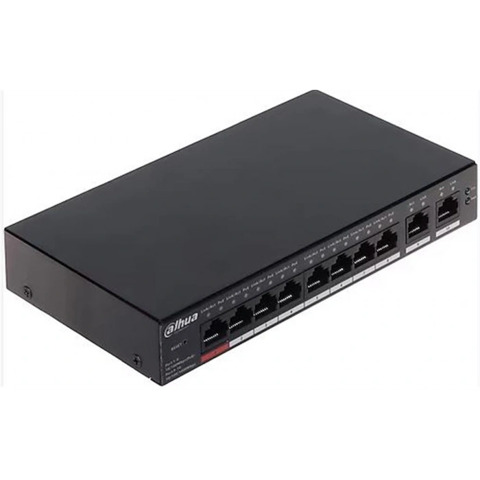 Dahua Cs4010-8et-60 8fe Poe Port (60w) 2ge Uplink Cloud Managed Desktop Switch