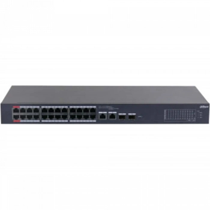 Dahua Cs4226-24et-240, 24port, Megabit, Poe 240w, 2 Port Sfp Gigabit Combo, Cloud Yönetilebilir, Switch