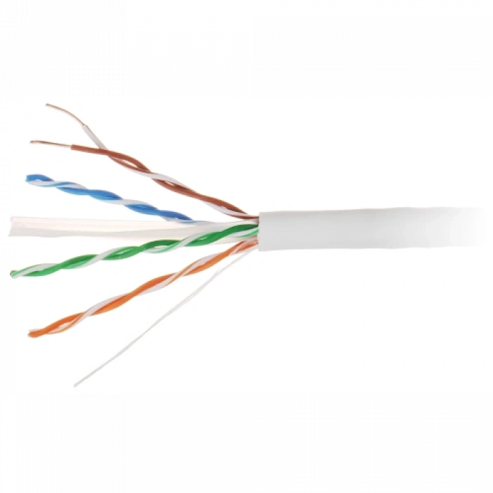 Dahua Dh-pfm923ı-6un-c, Cat6 305m, 24awg 0.53mm, Utp, %100 Bakır, Lszh Halogen Free Kablo, Beyaz Renk