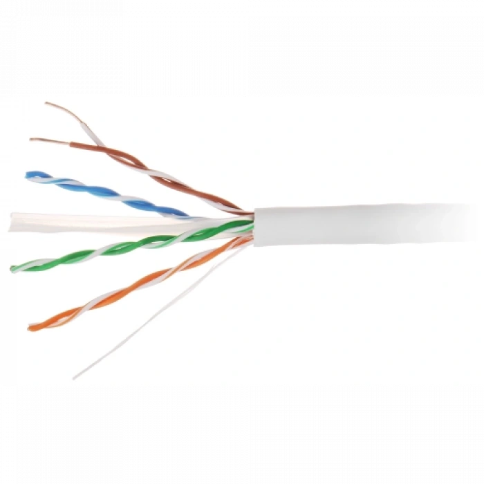 DAHUA DH-PFM923I-6UN-C, CAT6 305m, 24AWG 0.53mm, UTP, %100 Bakır, LSZH Halogen Free Kablo, Beyaz Renk