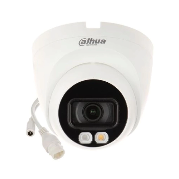 DAHUA IPC-HDW1249T-S-IL 2Mpix, 2,8mm  Lens, SD Kart, Smart Dual Light, H265+, 30Mt Gece Görüşü, Dahili Mikrofon, IP67, PoE Dome IP Kamera