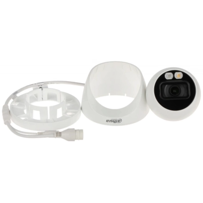 DAHUA  IPC-HDW2249T-S-IL  2Mpix, Full Color, 2,8mm Lens,H265+, 30Mt Gece Görüşü, IP67, Dahili Mikrofon, PoE Dome IP Kamera