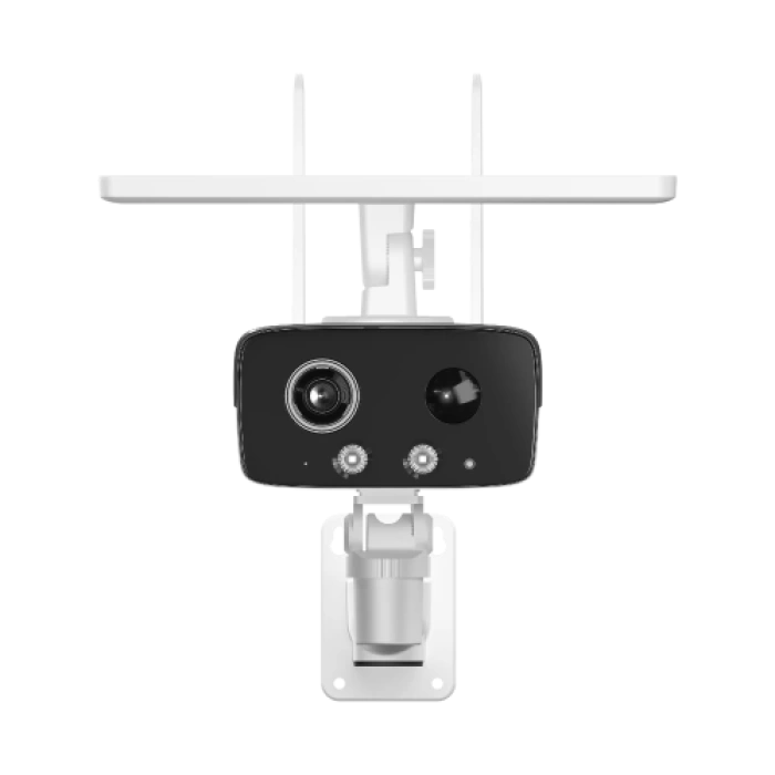 DAHUA IPC-HFW2431DG-4G-SP-EAU-B 4Mpix,  3,6mm Sabit Lens, H265+, 50Mt Gece Görüşü, Dahili Mikrofon, IP67,  Solar(Güneş Enerjili) IP Kamera