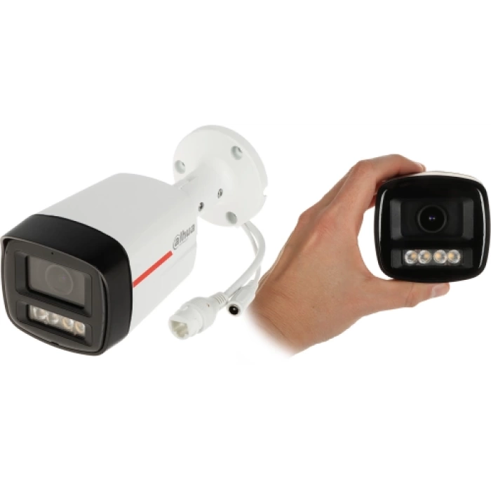DAHUA  IPC-HFW2449TL-S-PRO  4Mpix, WizColor, 3,6mm Lens,H265+, 50Mt Gece Görüşü, IP67, Dahili Mikrofon, PoE Bullet IP Kamera