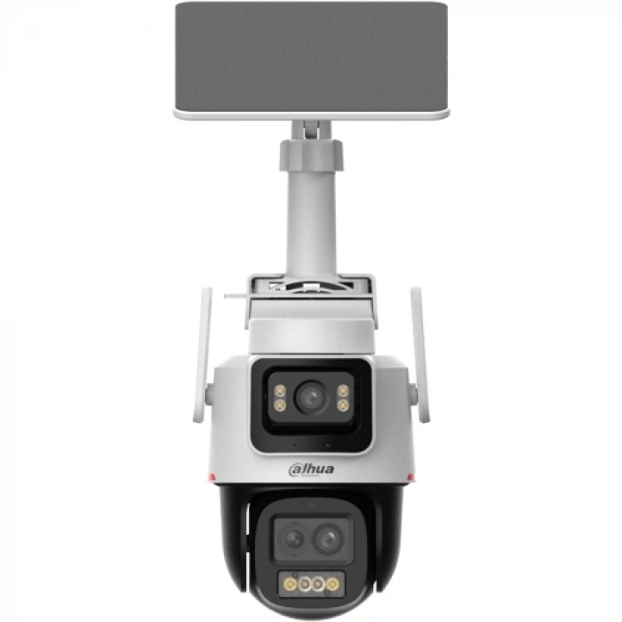 Dahua  Ipc-pts2649c-3e3z-4gb20, 2x 3mpix, 2,8 Lens+3,6 Lens, Wizcolor, 50mt Gece Görüşü, Ip66,  Hybrid-zoom Pt 4g Solar Ip Kamera