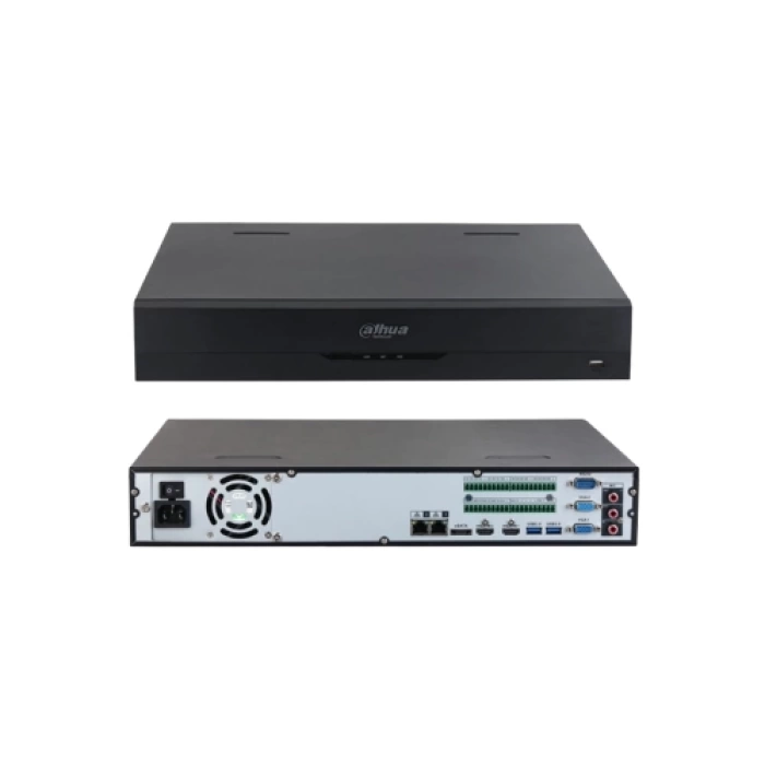 DAHUA  NVR5464-EI, 64Kanal, 32Mpix, H265+, 4 HDD Desteği, 1080P Kayıt, 384Mbps Bant Genişliği, 2 Port GigaBit Lan, NVR
