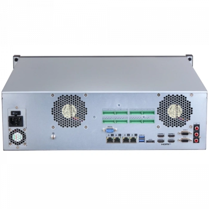 Dahua  Nvr616h-64-xı, 64kanal, 32mpix, H265+, 16 Hdd, 1080p Kayıt, 1024 0mbps Bant Genişliği, 4 Port 2500 Mbps Lan, Raıd 0/1/5/6/10 Nvr