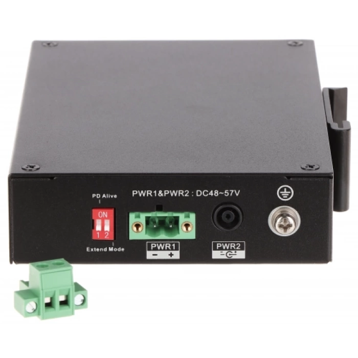 DAHUA PFS3106-4ET-60-V2, 4 Port, Megabit, PoE 60W, 1 Port Gigabit Uplink, 1 Port Gigabit SFP, Yönetilemez, Masaüstü Switch