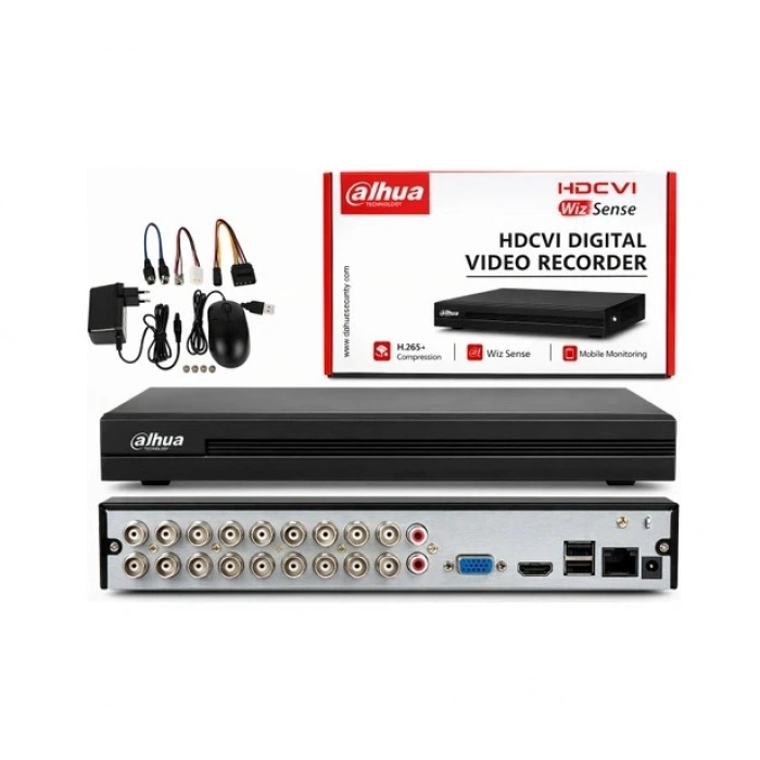 Dahua XVR1B16-I 16 Kanal 5in1 H.265+ DVR Kayıt Cihazı