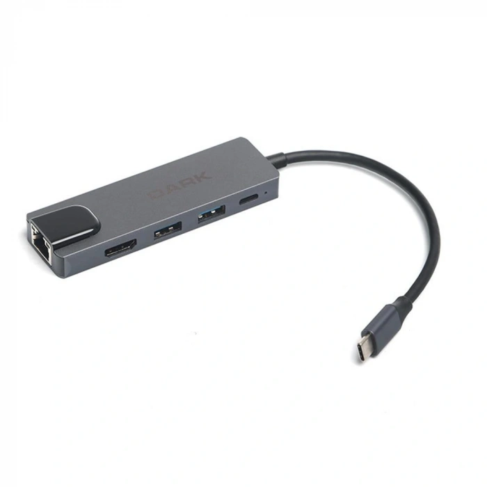 Dark Dk-ac-u31x46 5i 1 Arada Usb 3.1 Type-c To Ethernet - Hdmı - Usb 65w Port Çoklayıcı Hub