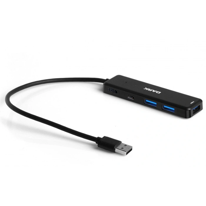 Dark Dk-ac-usb347 Connect Master X5c Usb3.2gen 1 Type-a To 3 Port Usb-a&1 Port Type-c 2.0-1x Type-c