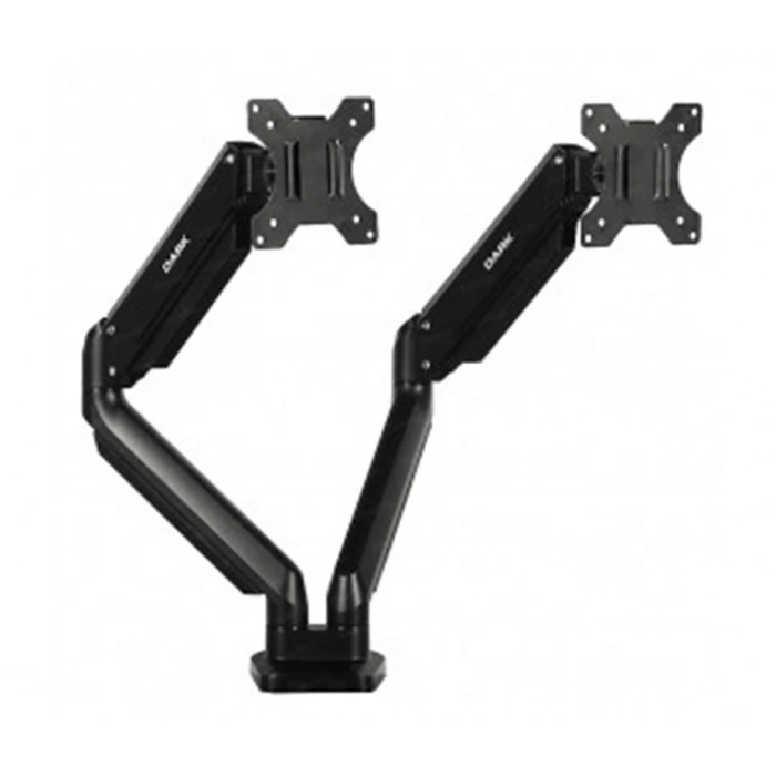 Dark Dk-ac-vm200 2 X 17-32 Monitör Destekli Amortisörlü Masa Monte Lcd Monitör Ve Tv Kolu