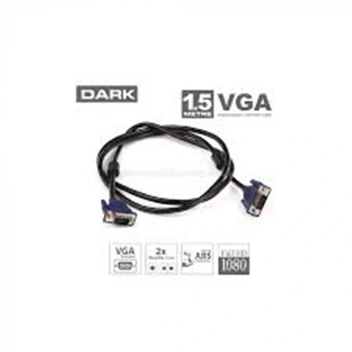Dark Dk Cb Vga1501.5mt Vga Kablosu (erkek-erkek)