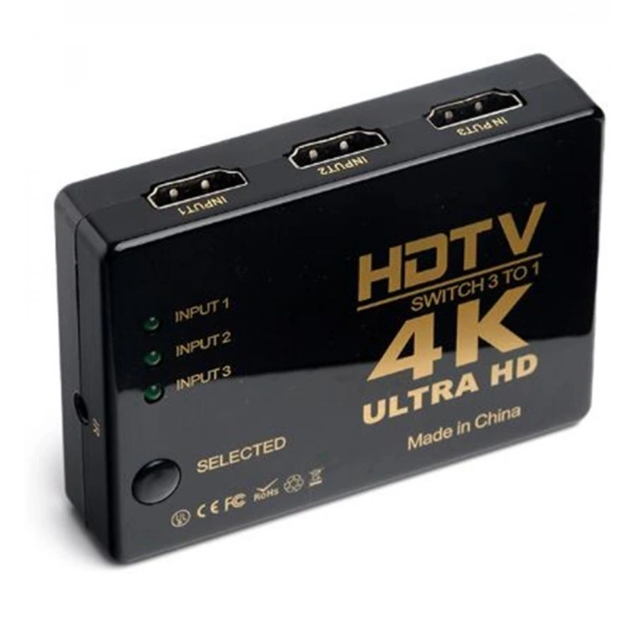 Darkdk-hd-sw3x1 Full Hd 3 Giriş 1 Çıkışlı Hdmı Switch (seçici)