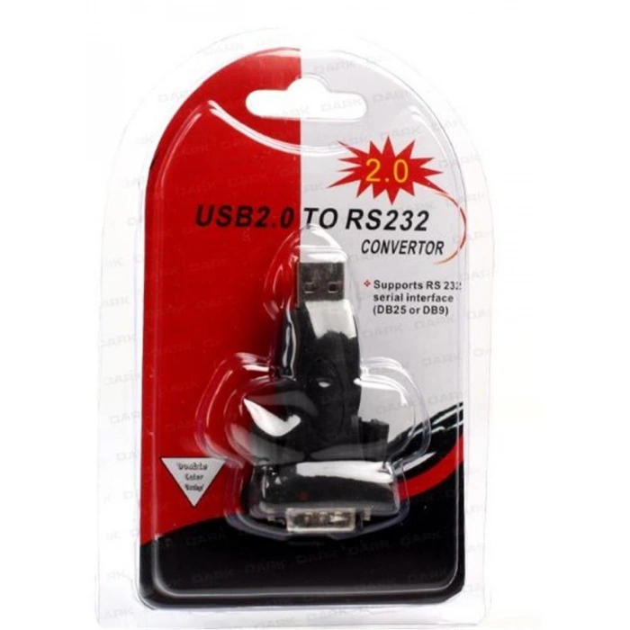 Dark Profesyonel Usb 2.0- Rs232 Dönüştürücü Kablo