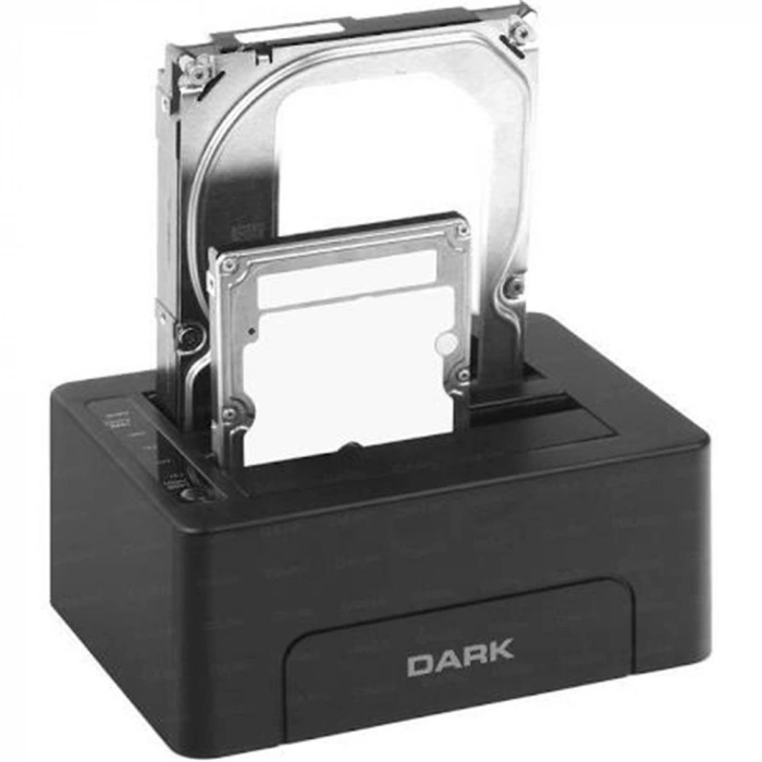 Dark Storex Dsd26c Çiftli 3.5-2.5 Usb3.0 Sata 6tb-8tb-10tb Destek 6gbit-s Status Led