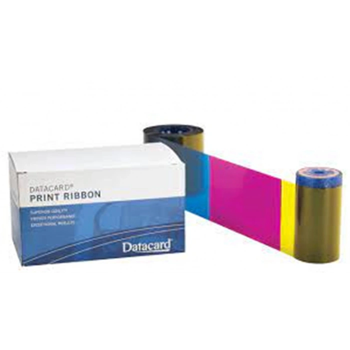 Datacard 534700-002-r010 Ymckt 1-2 Yarım Panel Renkli Ribon+temizleme Rulosu+temizleme Kartı