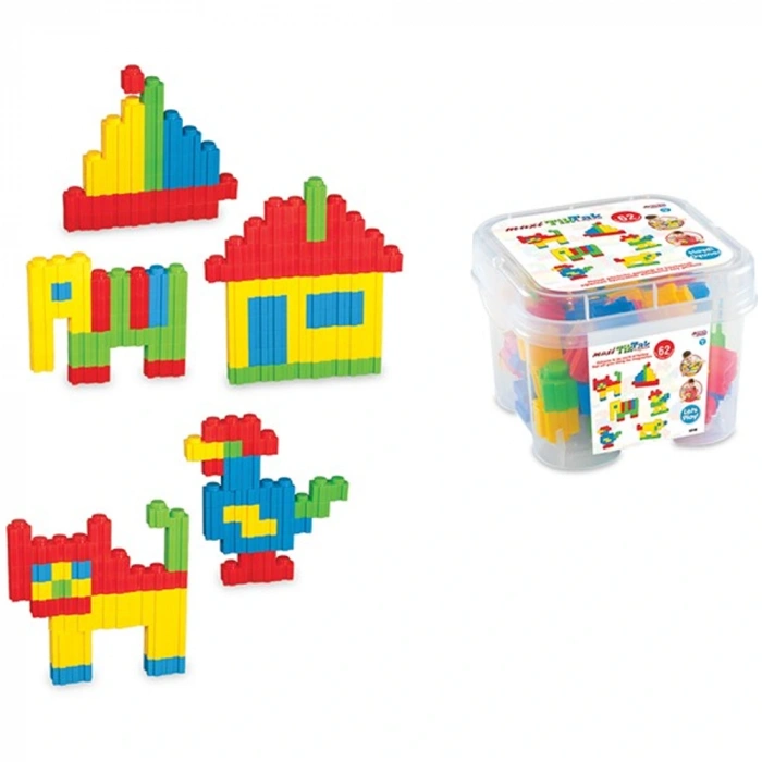 Dede Oyuncak Maxi Tik-tak Küçük Boy Box 62 Parça
