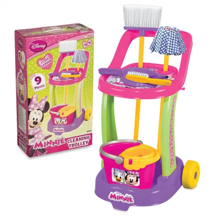 Dede Oyuncak Minnie Mouse Temizlik Arabası 01971
