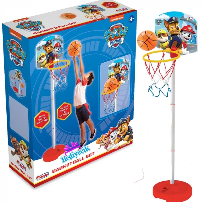 Dede Oyuncak Paw Patrol Küçük Ayaklı Basketbol Set 03879