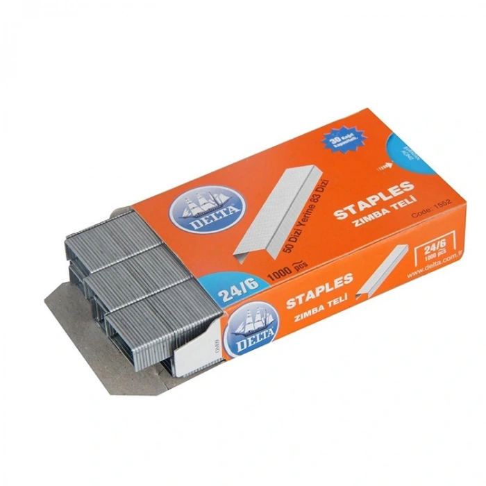 Delta Zımba Teli 1000 Li 24/6 Beyaz 1552