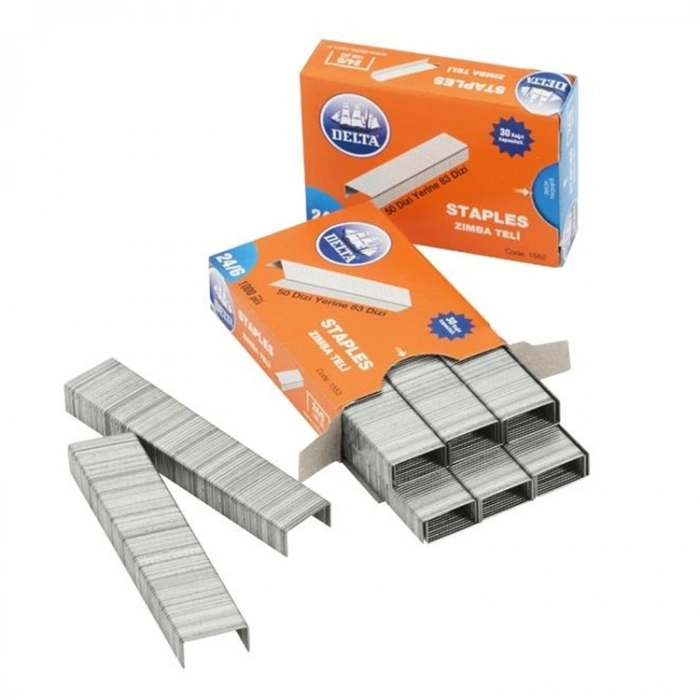 Delta Zımba Teli 1000 Li 24/6 Beyaz 1552