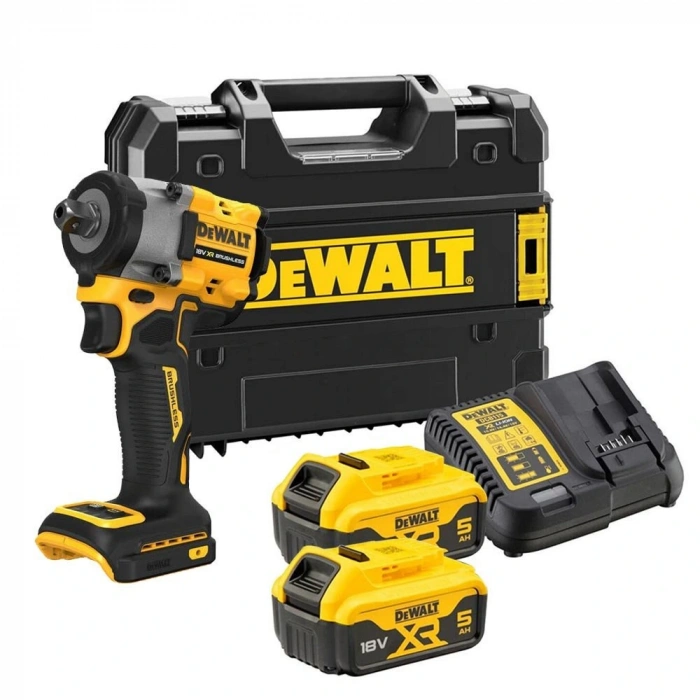 Dewalt Dcf922p2t 18v 5.0ah Li-ion Kömürsüz Çift Akülü Somun Sıkma