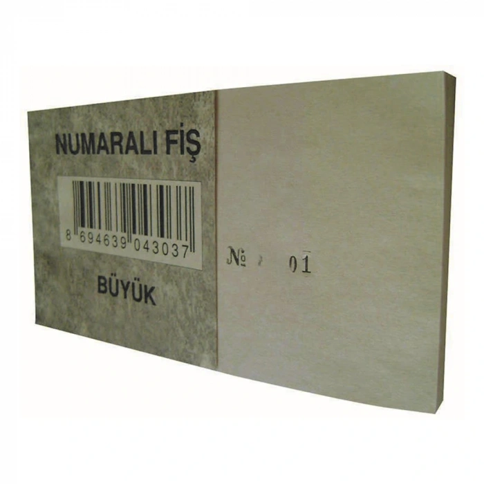 Dilman Numaralı Fiş Büyük 4303